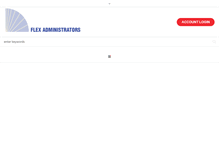 Tablet Screenshot of flexadministrators.com